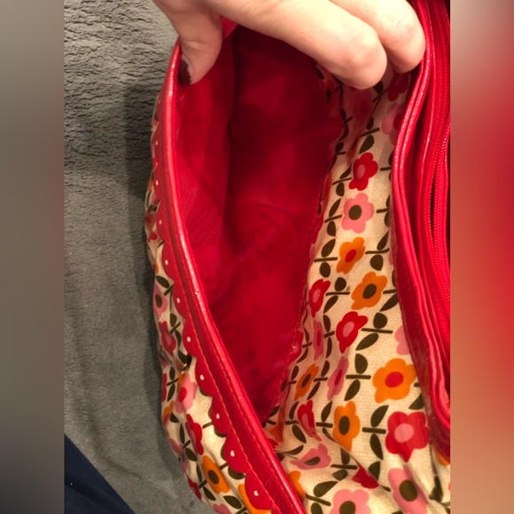 Vera Bradley Frill Collection Hotsy Totsy Hobo Bag in Folkloric pattern. - Picture 7 of 16